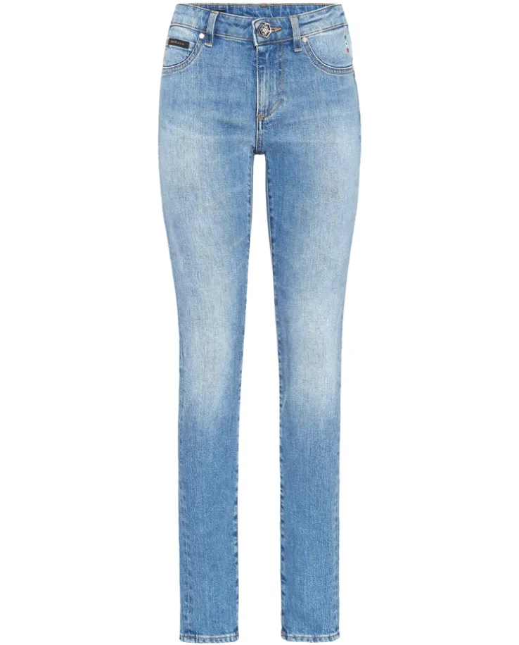Niebieskie jeansy Slim Fit