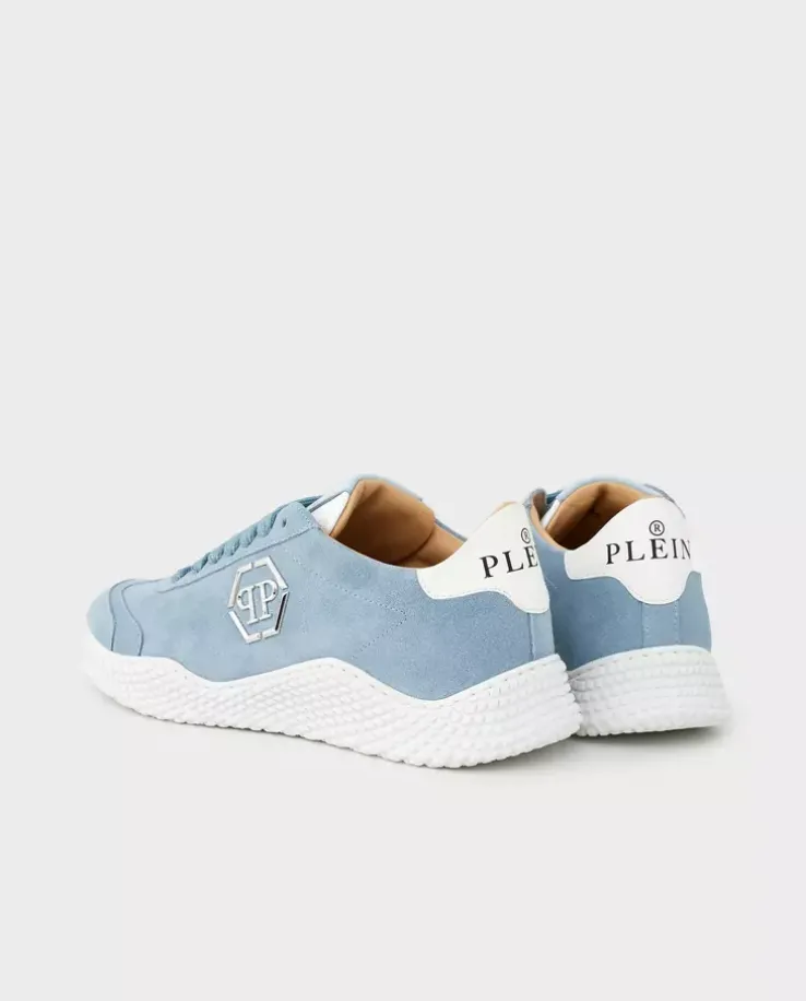 Niebieskie zamszowe sneakersy Runner