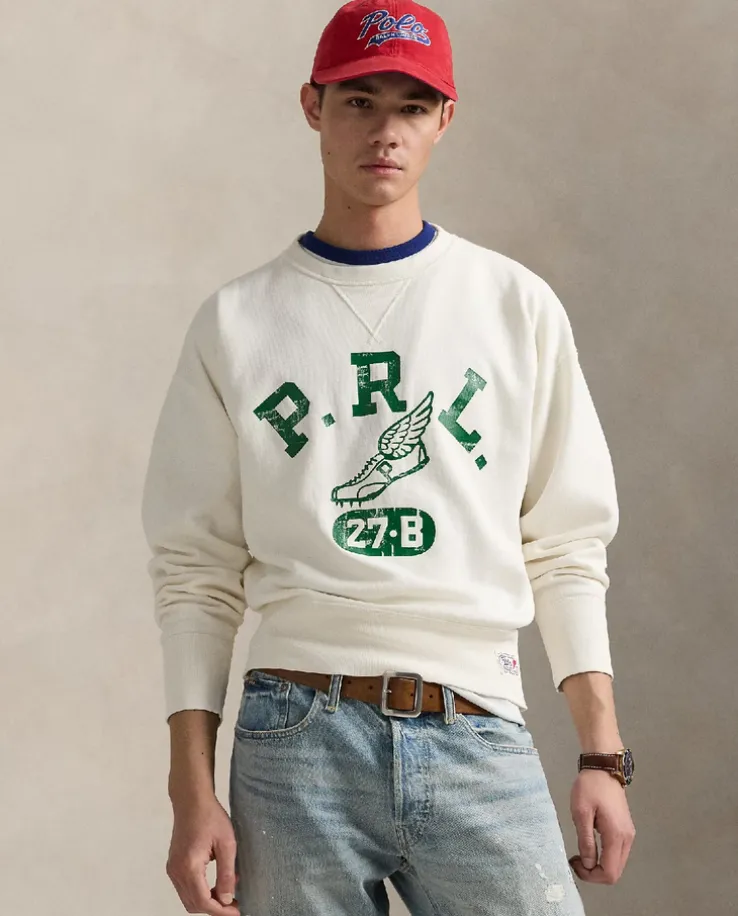 Polarowa bluza z logo Vintage Fit