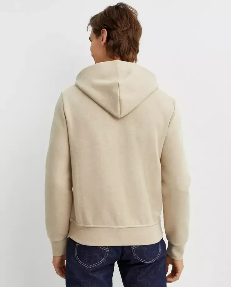 Rozpinana bluza z kapturem i logo