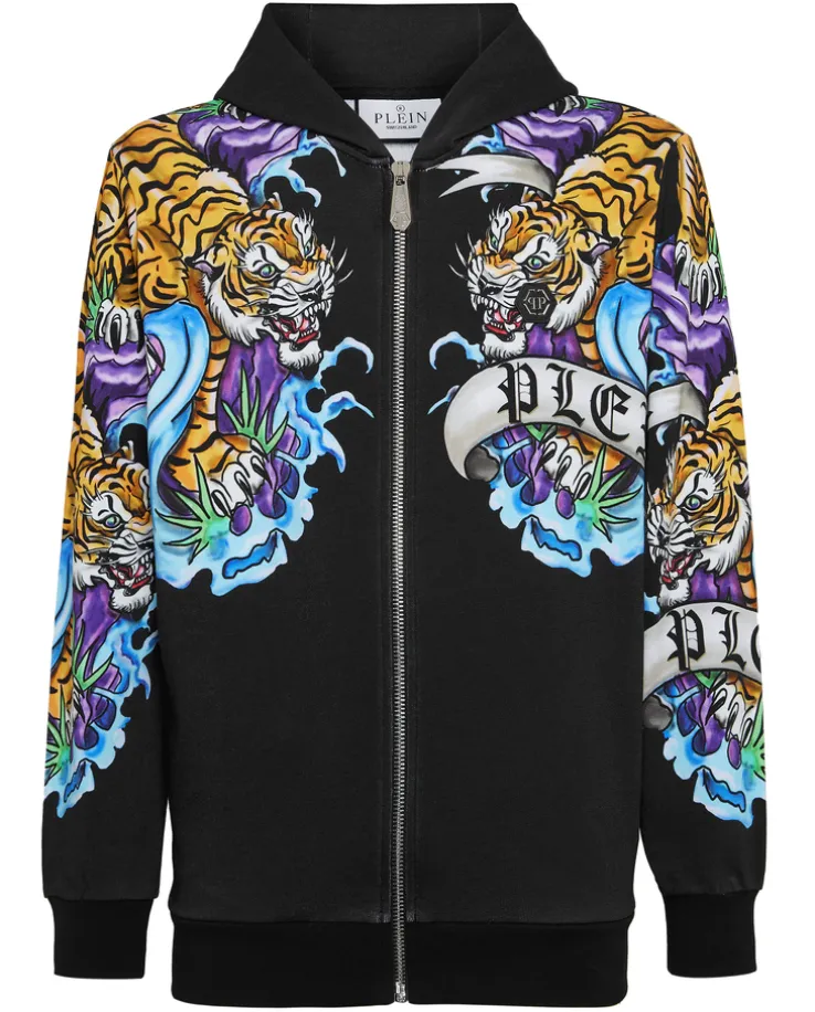Rozpinana bluza z kapturem