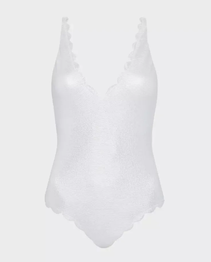 Srebrny strój jednoczęściowy North Maillot