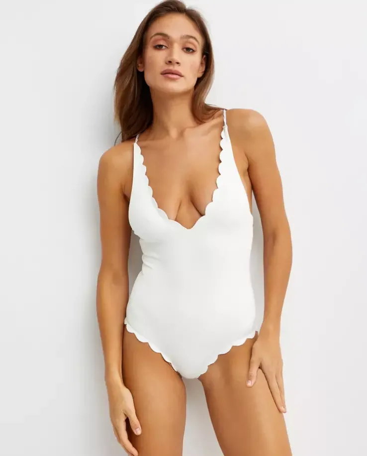Srebrny strój jednoczęściowy North Maillot
