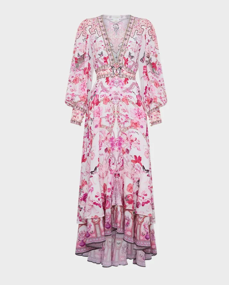 Sukienka maxi w kwiaty