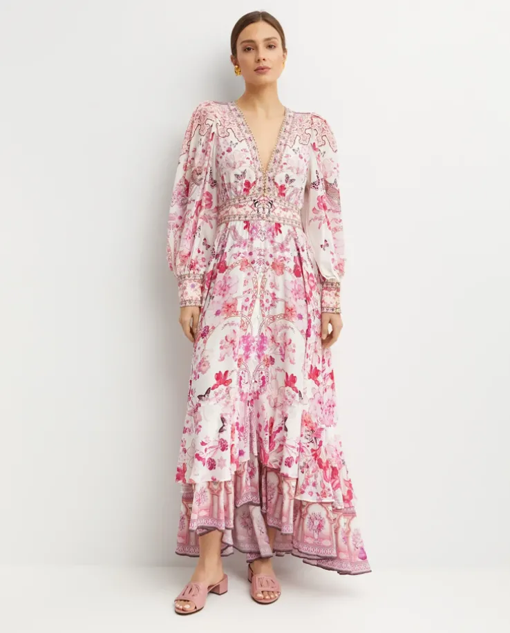 Sukienka maxi w kwiaty
