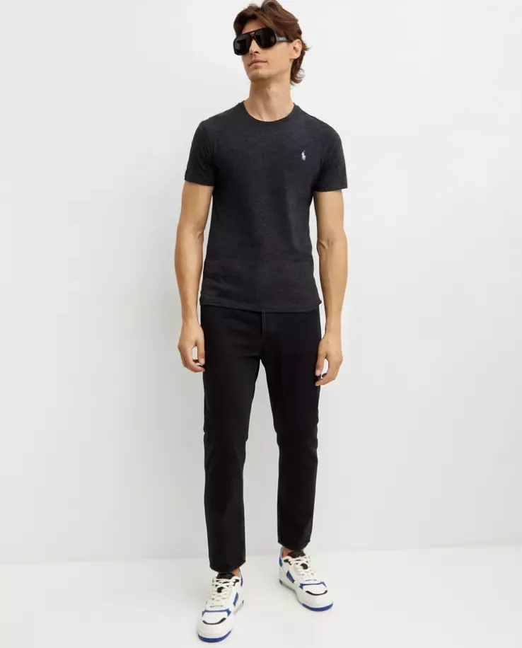 Szara koszulka Custom Slim Fit