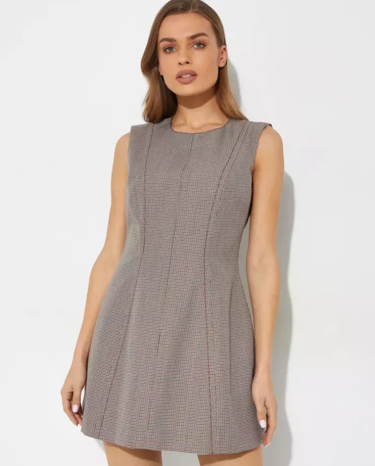Szara sukienka mini