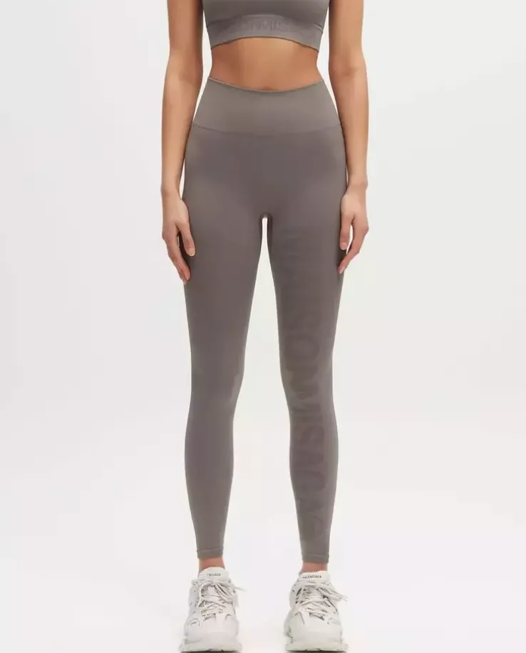 Szare legginsy seamless
