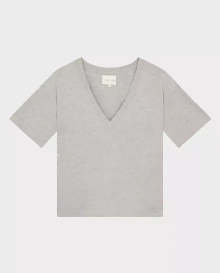 Szary bawełniany t-shirt