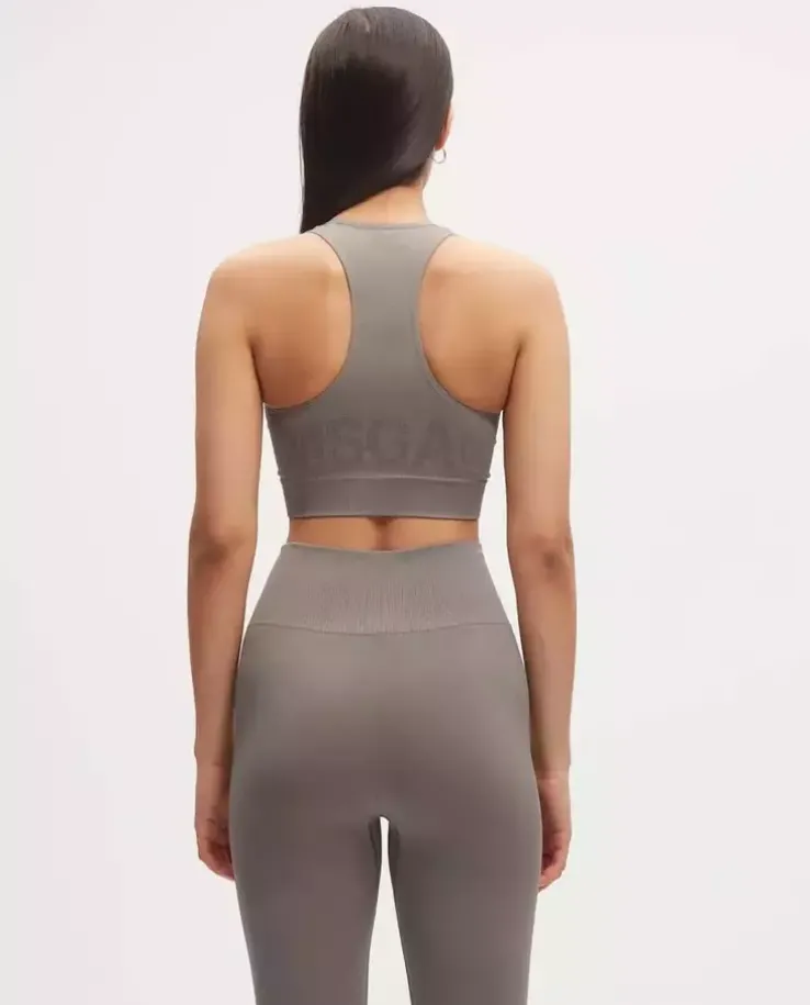 Szary top seamless