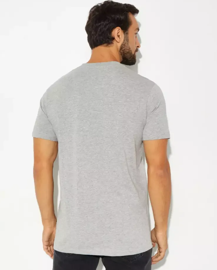 Szary t-shirt z logo