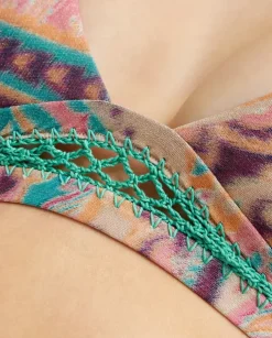 Top od bikini z falbanką Huru