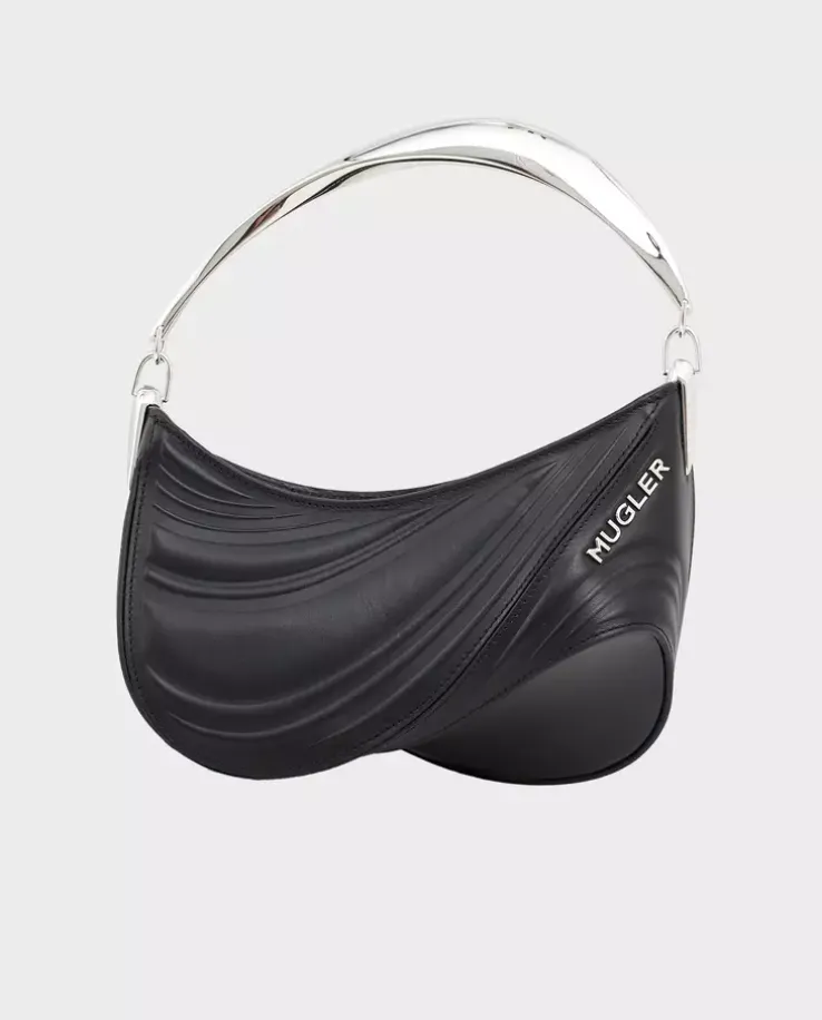 Torebka Mini Spiral Embossed Leather Pouch