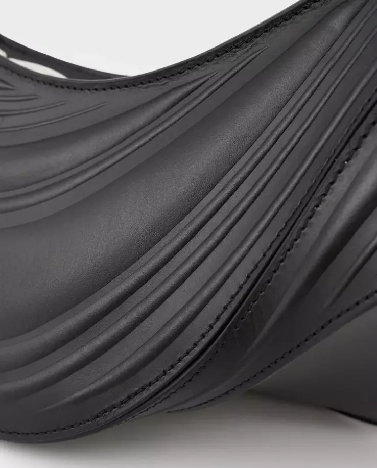 Torebka Mini Spiral Embossed Leather Pouch