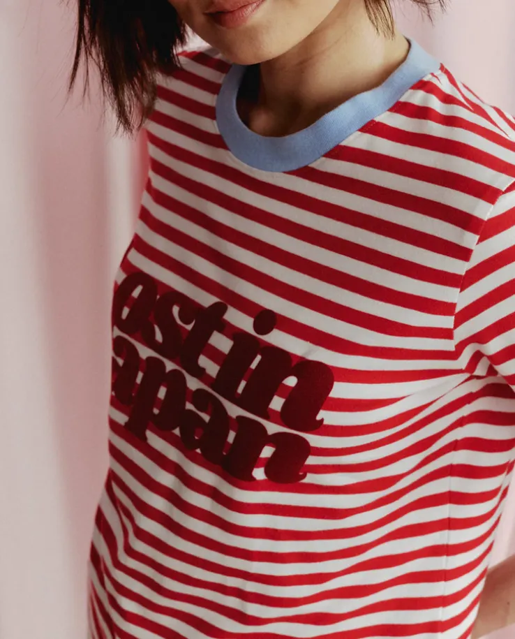 T-shirt Lost in Japan Striped