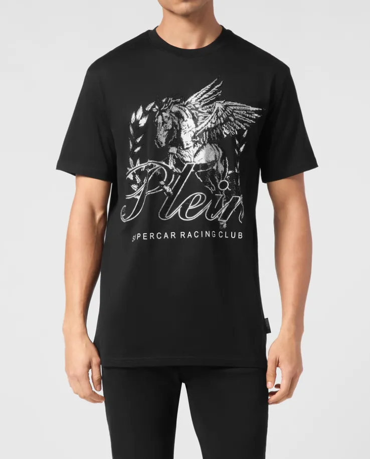 T-shirt z efektownym zdobieniem