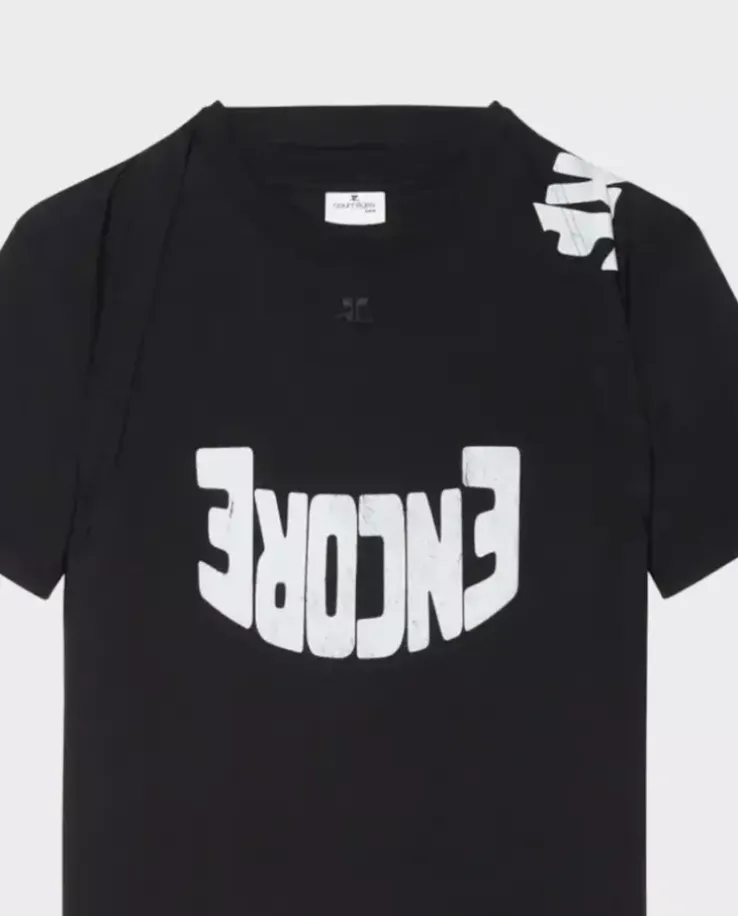 T-shirt z nadrukiem Encore