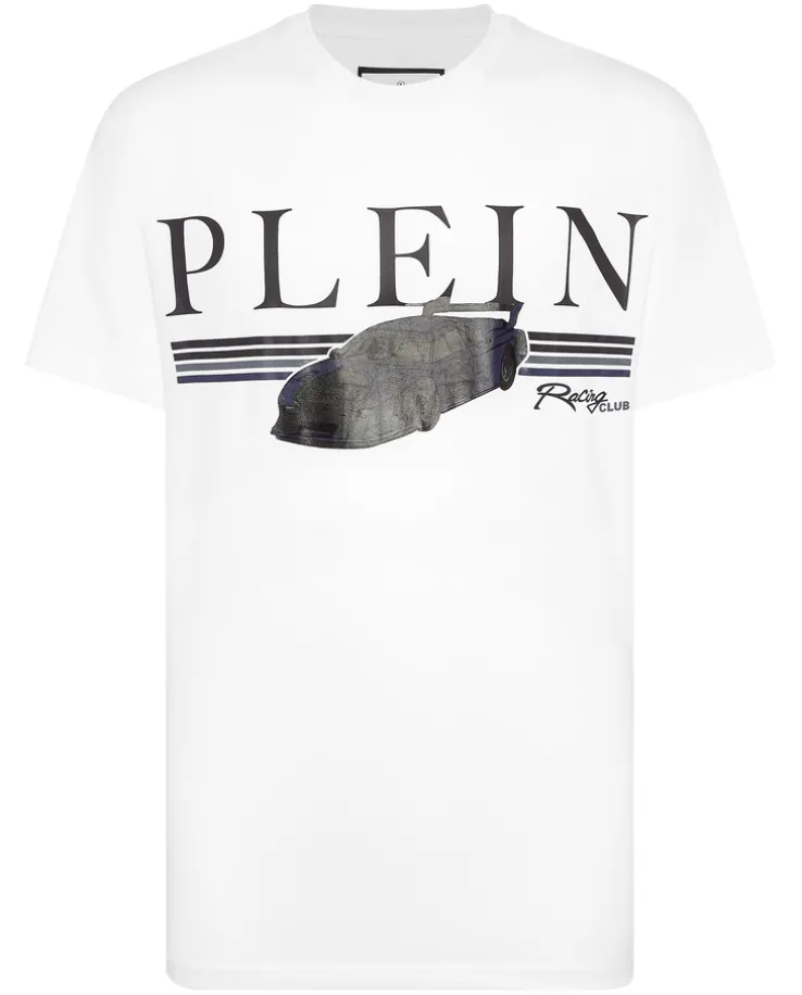 T-shirt z nadrukiem samochodu