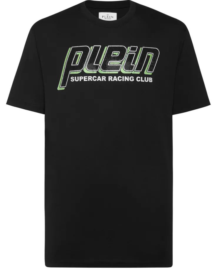 T-shirt ze zdobionym logo