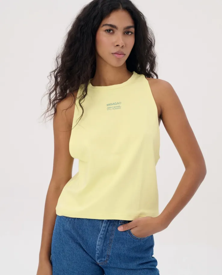 Żółty tank top Motion