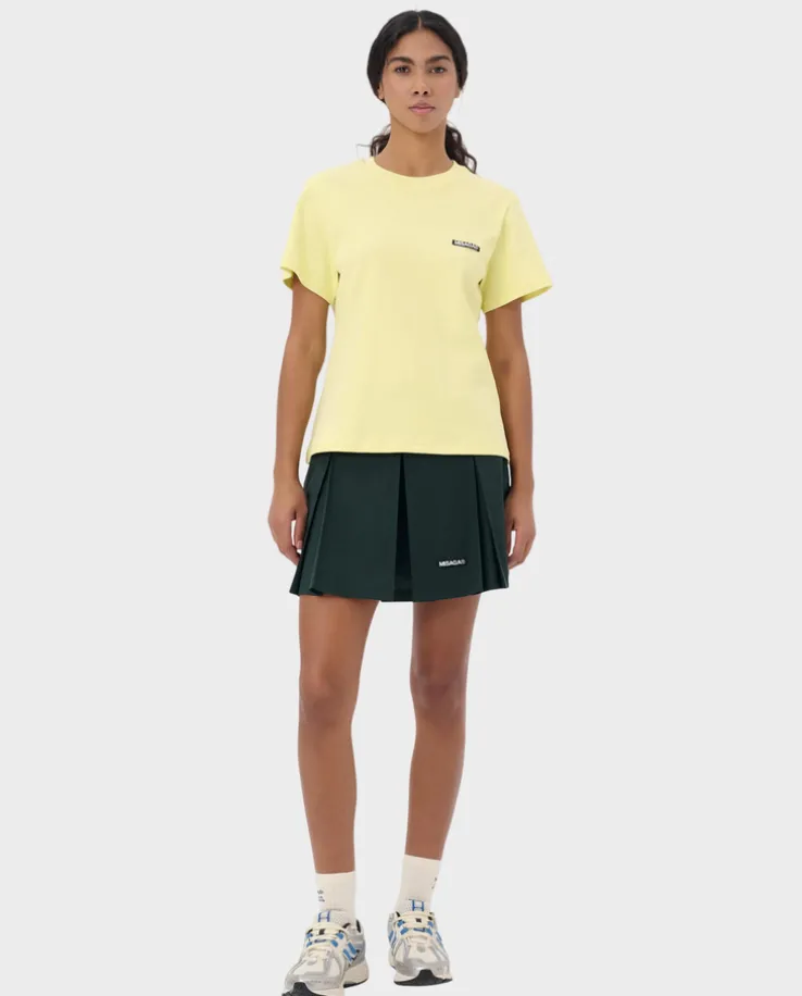 Żółty t-shirt z logo Horizon