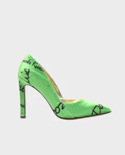 Welurowe szpilki Green Signatures