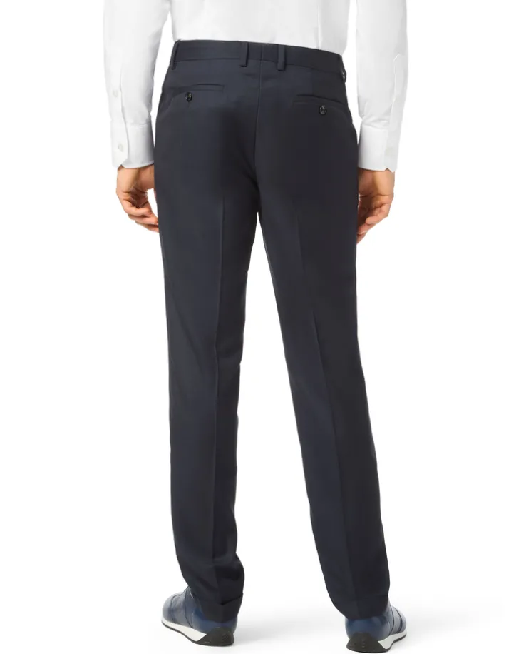 Wełniane spodnie chinos fit