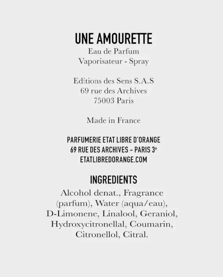 Woda perfumowana Une Amourette 50 ml