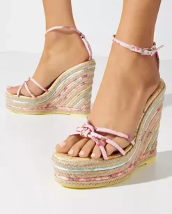 Wzorzyste espadryle Alina SOPHIA WEBSTER X LOVE SHACK FANCY