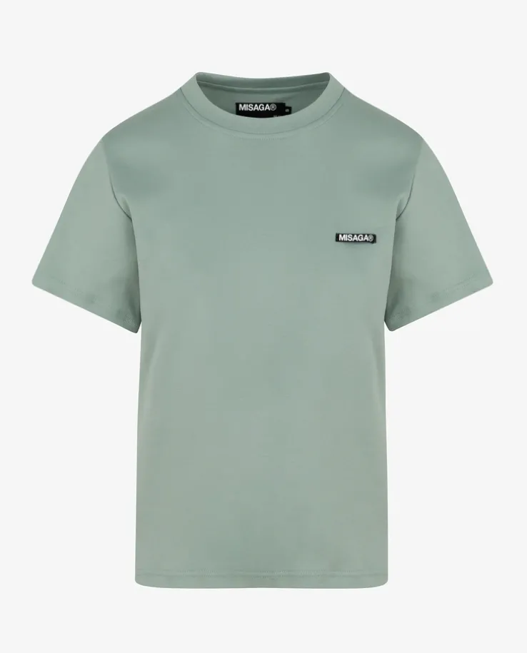 Zielony t-shirt z logo Horizon